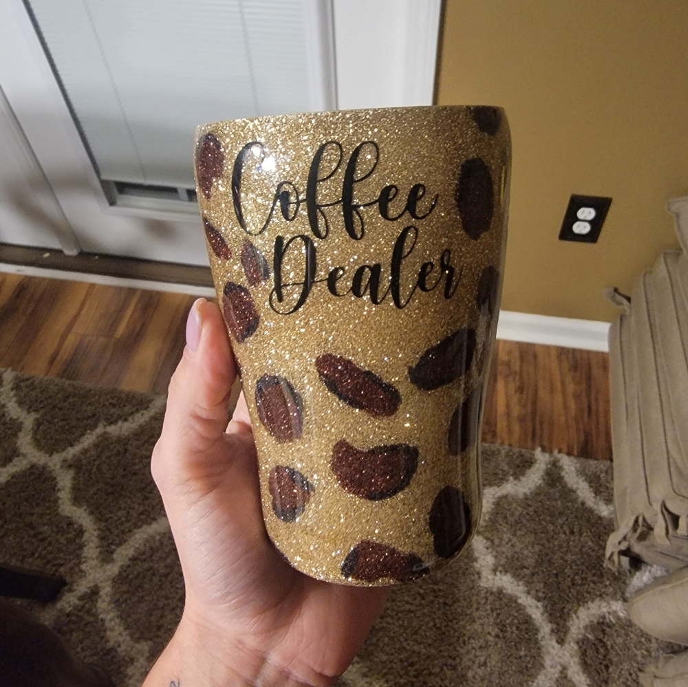 Coffee dealer lepoard tumbler